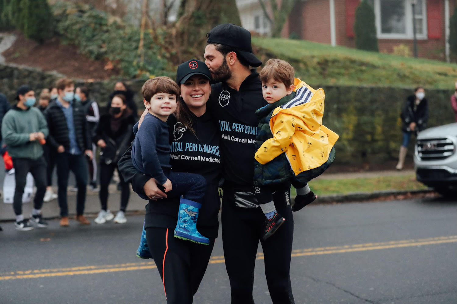 Brian Mazza and his family