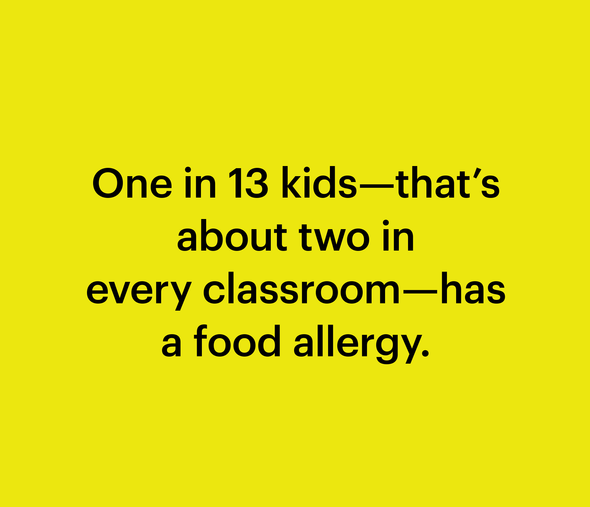 food allergy statistic